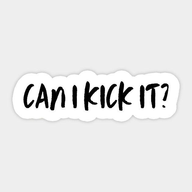 Can I Kick It Charlie Brown Sticker by abahanom